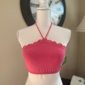 Kate Spade Pink Halter Bathing Suit Top